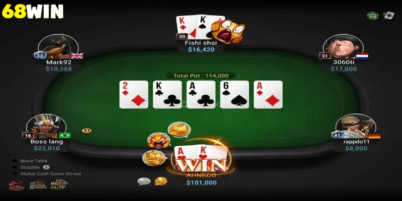 Chiến Thuật Cơ Bản Khi Chơi Poker 68win